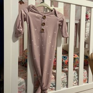 Like new. Baby wore it once but she was born in the summer